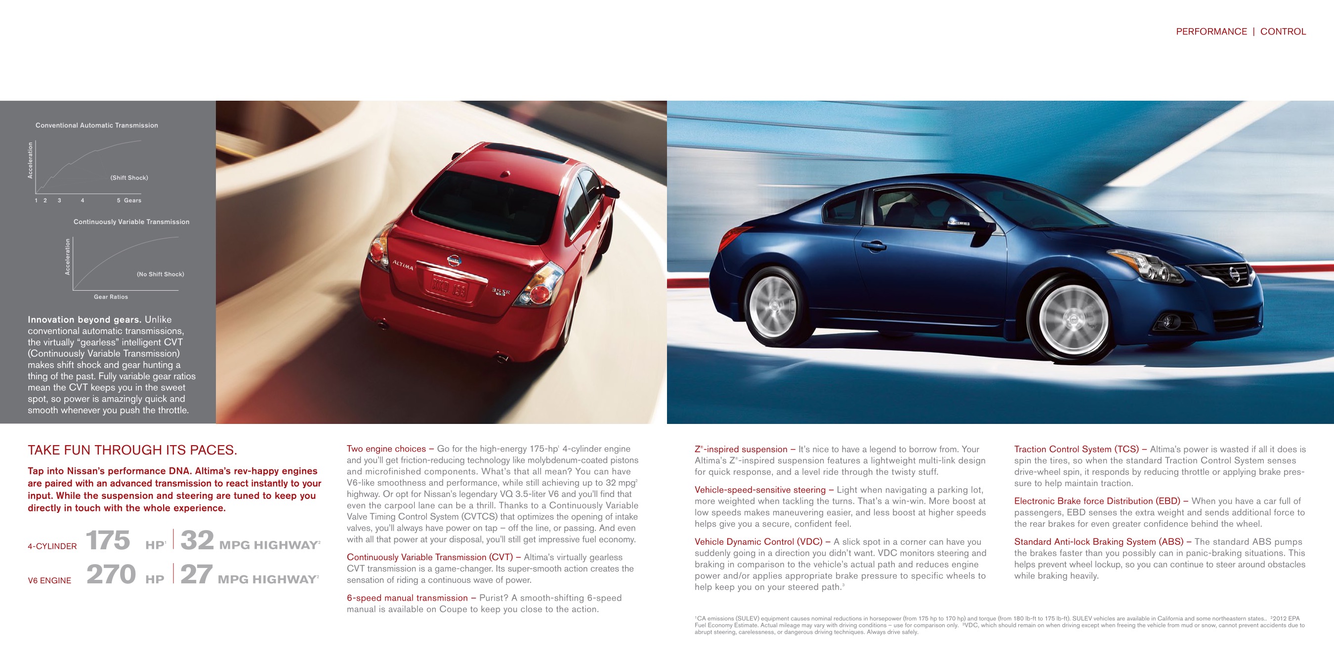 2012 Nissan Altima Brochure Page 5